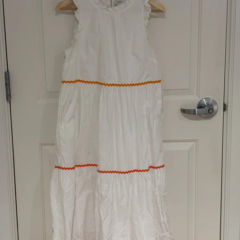 J. Crew Factory Cotton Babydoll Summer Dress Size 6 - Picture 2 of 7